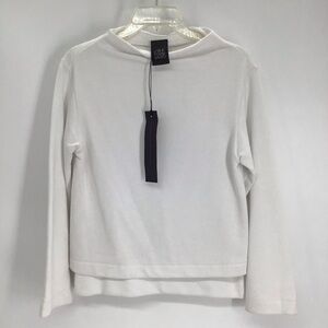 Lotus Eaters Caladium Sweater Sweatshirt Casual Career White NWT Size Small